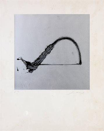 Emilio Scanavino (1922-1986). Senza titolo. Litografia a colori prova...