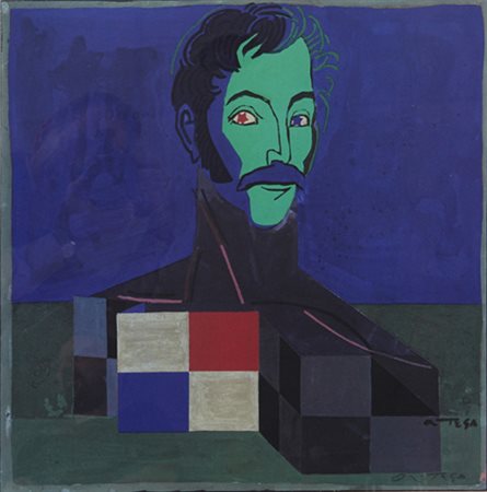 Josè Ortega (Arroba de los Montes, 1921- Parigi, 1990). Bolivar Panama, dal...