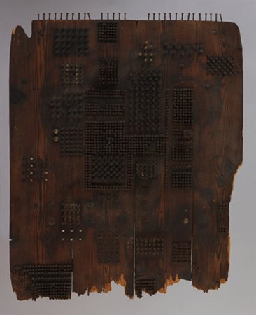 Nando Pierluca Fernandino (Venezia, 1912). Composizione, 1959. Tecnica mista...