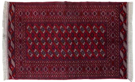 BOUKHARA Russia-TurkmanistanDi vecchia manifattura.Cm. 200x129, mq. 2,58.