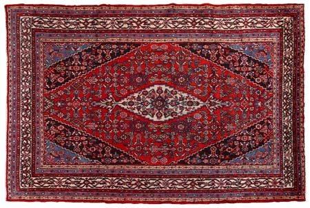 HOSSEINABAD Persia occidentale (Reg. Khuzestan)Di vecchia manifattura.Cm....