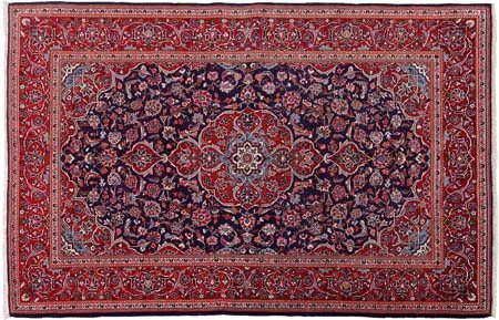 KESHAN Persia centrale (Reg. Kum)Di vecchia manifattura, 1950 ca.Cm. 210x138,...