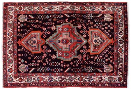 TUSSERKAN Persia occidentale (Reg. Hamadan)Di vecchia manifattura.Cm....