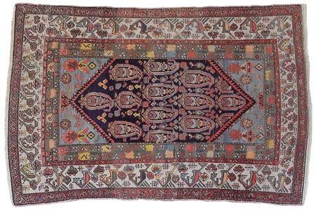 SENNEH Persia occidentale (Reg. Kurdistan)Di antica manifattura. 1880 ca.Cm....