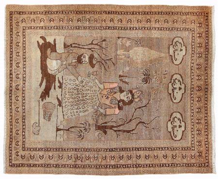 TABRIZ Persia setten. (Reg. Azerbaijan orien.)Di antica manifattura. Fine...