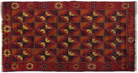 BELUCISTAN Afghanistan sud occidentaleDi vecchia manifattura.Cm. 196x104, mq....