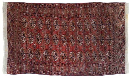 BOUKHARA Russia-TurkmanistanDi antica manifattura. Fine '800.Cm. 202x127, mq....