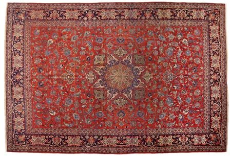 ISFAHAN Persia centrale (Reg. Isfahan)Di antica manifattura. 1910 ca. Ordito...