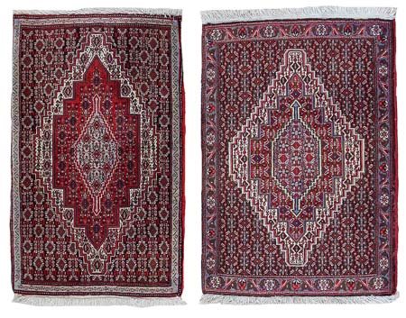 SENNEH Persia occidentale (Reg. Kurdistan)Due esemplari di vecchia...