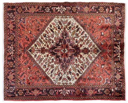 HERIZ Persia (Reg. Azerbaijan orientale)Di vecchia manifattura.Cm. 198x162,...