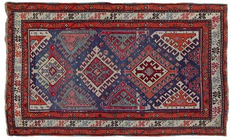 KAZAK Caucaso meridionale (Reg. Kazakistan)Di antica manifattura. Fine...