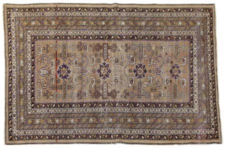 PEREPEDIL Caucaso orientale (Reg. Kuba)Di antica manifattura. Fine '800.Cm....