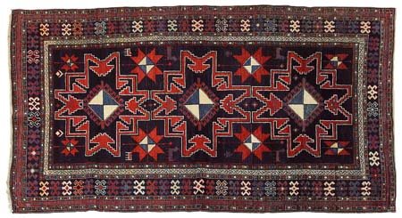 LESGHI Caucaso orientale (Reg. Kuba)Di vecchia manifattura.Cm. 200x110, mq....