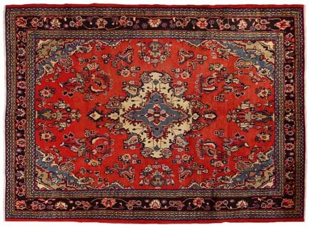 MAHAL Persia occidentale (Reg. Markazi)Di vecchia manifattura.Cm. 297x218,...