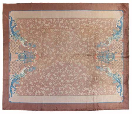 NINGSIA CinaDi antica manifattura. Inizio '900.Cm. 292x252, mq. 7,36.