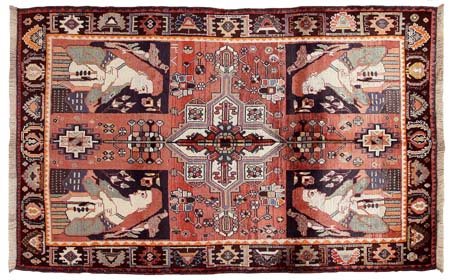 KASKAY Persia meridionale (Reg. Fars)Di vecchia manifattura.Cm. 205x130, mq....