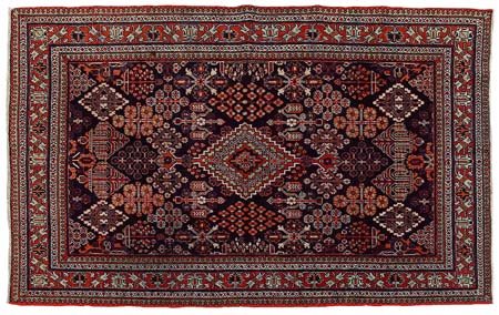 MEIMEH Persia centrale (Reg. Esfahan)Di antica manifattura. Inizio '900.Cm....