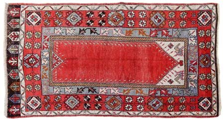 KONIA Turchia centrale (Reg. Anatolia)Di antica manifattura. 1900 ca.Cm....