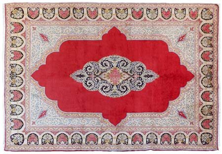 KIRMAN LAVER Persia meridionale (Reg. Kirman)Di vecchia manifattura.Cm....