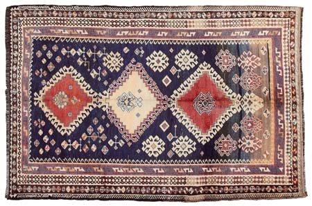 KASKAY Persia meridionale (Reg. Fars)Di vecchia manifattura.Cm. 216x144, mq....