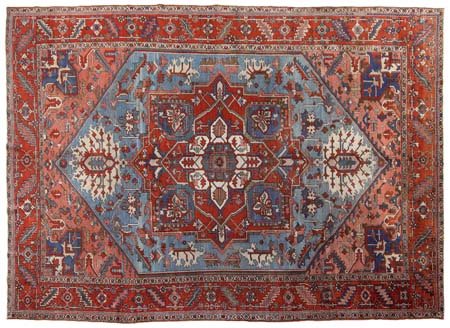 HERIZ Persia (Reg. Azerbaijan orientale)Di antica manifattura. Fine '800....