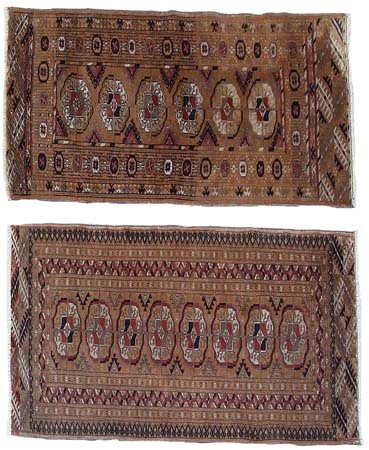 BOUKHARA Russia-TurkmanistanDue esemplari di vecchia manifattura. Anni...