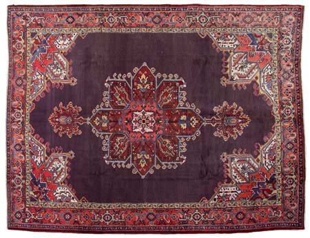 HERIZ Persia (Reg. Azerbaijan orientale)Di vecchia manifattura. 1930 ca.Cm....