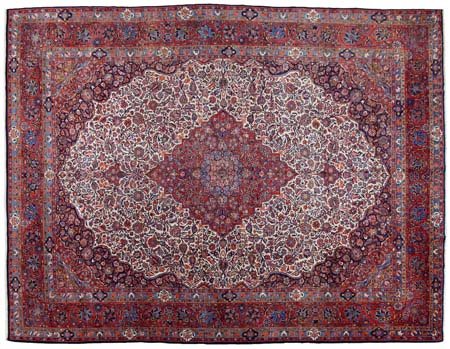 KESHAN Persia centrale (Reg. Kum)Di antica manifattura. Inizio '900....