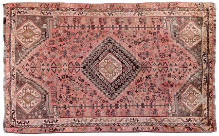 SIRJAND Persia meridionaleDi vecchia manifattura.Cm. 268x169, mq. 4,52.