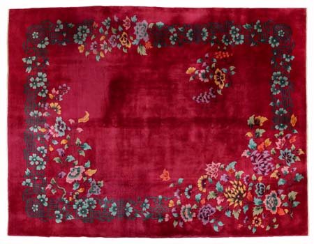 PEKINO Cina nord orientaleDi antica manifattura. Anni '20.Cm. 346x269, mq. 9,31.