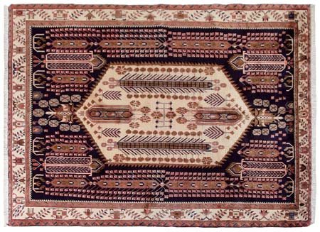 SIRJAND Persia meridionaleDi vecchia manifattura.Cm. 258x189, mq. 4,87.