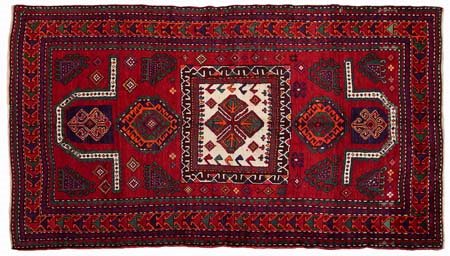 KAZAK Caucaso meridionale (Reg. Kazakistan)Di antica manifattura. 1920 ca.Cm....