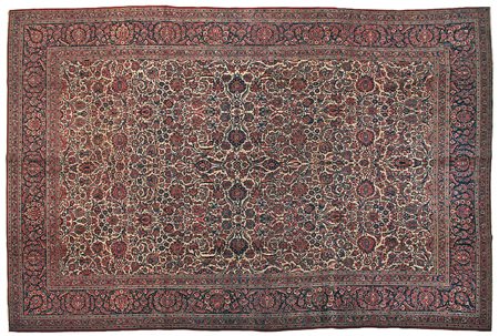 KESHAN Persia centrale (Reg. Kum)Di antica manifattura, 1900 ca.Esemplare...