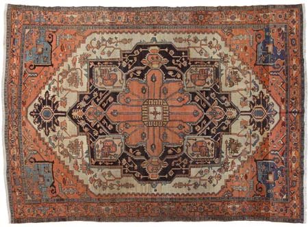 HERIZ Persia (Reg. Azerbaijan orientale)Di antica manifattura. 1880 ca....