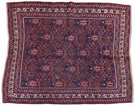 AFSHARI Persia meridionale (Reg. Kerman)Di antica manifattura. 1880 ca.Cm....