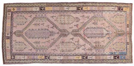 KAZAK Caucaso meridionale (Reg. Kazakistan)Di antica manifattura. 1890 ca.Cm....