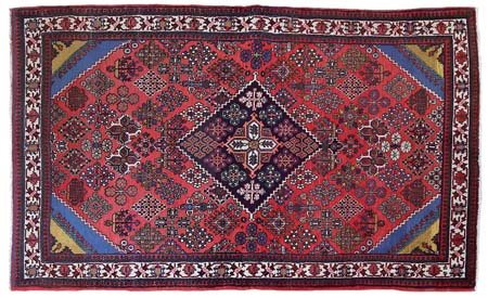 MEIMEH Persia centrale (Reg. Esfahan)Di vecchia manifattura.Cm. 187x114, mq....