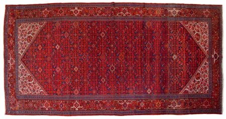 MALAYER Persia occidentale (Reg. Hamadan)Di antica manifattura. Fine '800.Cm....