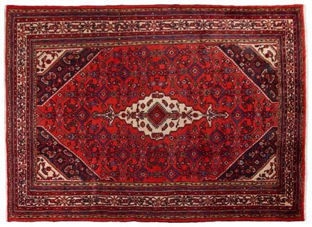 HOSSEINABAD Persia occidentale (Reg. Khuzestan)Di vecchia manifattura.Cm....