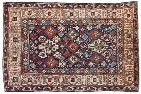 KUBA Caucaso orientale (Reg. Azerbaijan Kuba)Di antica manifattura. 1880...