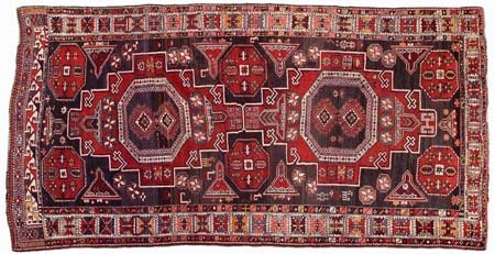 SHIRWAN Caucaso meridionale (Reg. Azerbaijan)Di antica manifattura. 1880/90...