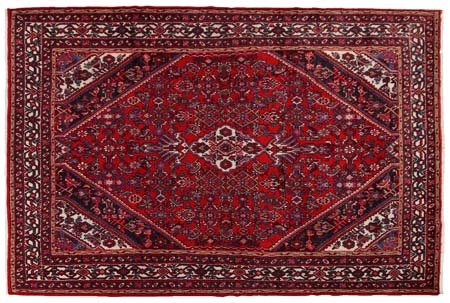 HOSSEINABAD Persia occidentale (Reg. Khuzestan)Di vecchia manifattura.Cm....