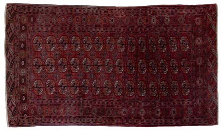 BOUKHARA Russia-TurkmanistanDi antica manifattura. Fine '800.Cm. 233x138, mq....