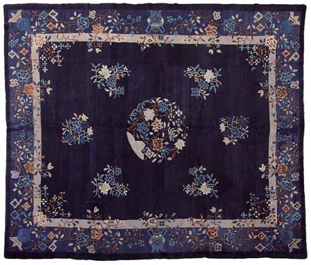 PEKINO Cina nord orientaleDi antica manifattura. Fine '800.Cm. 287x245, mq....