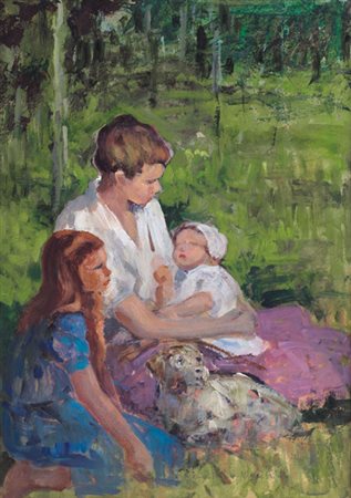 MARISALDI FALCO ELENA S. Stefano Belbo (Cn) 1902 - Torino 1990Mamma con...