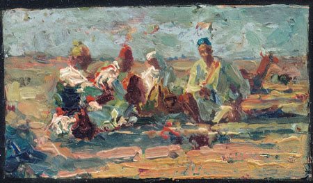 GHEDUZZI GIUSEPPE Crespellano 12/05/1889 - Torino 21/05/1957Il tè nel...