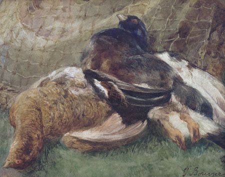 BOUVIER PIETRO Milano 16/11/1839 - 18/11/1927La cacciagioneacquerello su...