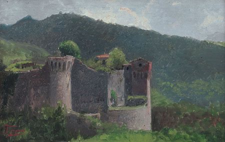 SENNO PIETRO Portoferraio (Livorno) 07/06/1831 - Pisa 26/08/1904Rovine nel...