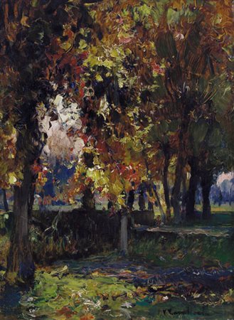 CAVALLERI VITTORIO Torino 16/02/1860 - 22/05/1938Luci autunnali nel...