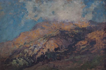 LUPO ALESSANDRO Torino 01/07/1876 - Torino 22/06/1953Scorcio montano,...